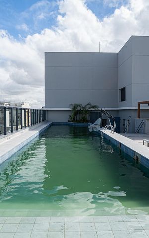Studio para alugar com 24m², 1 quarto e sem vaga Studio para alugar com 24m², 1 quarto e sem vagaÁrea comum - Piscina