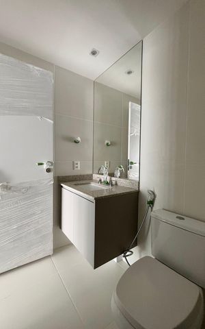 Apartamento à venda com 71m², 2 quartos e 1 vaga Apartamento à venda com 71m², 2 quartos e 1 vagaBanheiro social
