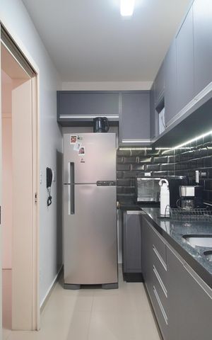 Apartamento à venda com 60m², 2 quartos e sem vagaCozinha