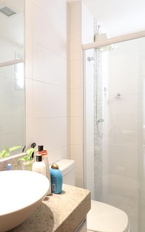 Apartamento para alugar com 64m², 2 quartos e 2 vagasBanheiro Social