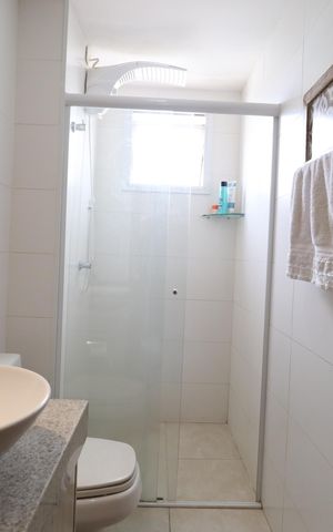 Apartamento para alugar com 64m², 2 quartos e 2 vagasBanheiro do Quarto 1