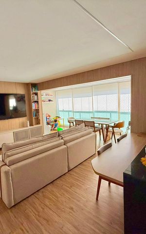 Apartamento para alugar com 116m², 3 quartos e 2 vagas Apartamento para alugar com 116m², 3 quartos e 2 vagasSala