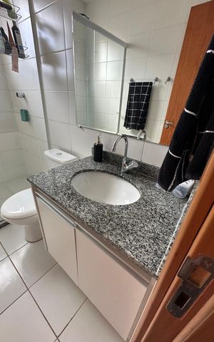 Casa de condomínio para alugar com 60m², 2 quartos e 2 vagas Casa de condomínio para alugar com 60m², 2 quartos e 2 vagasBanheiro