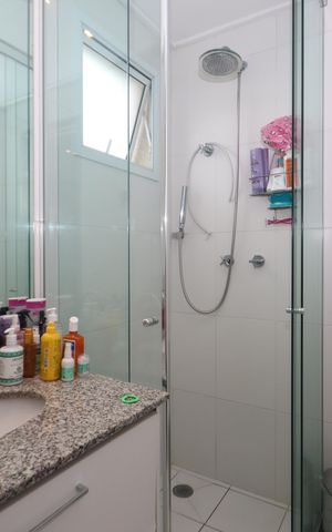 Apartamento à venda com 66m², 2 quartos e 1 vagaBanheiro da Suíte