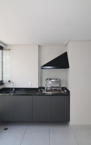 Apartamento à venda com 81m², 3 quartos e 2 vagasSala / Cozinha - Varanda