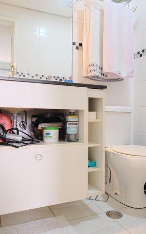 Apartamento à venda com 122m², 3 quartos e 2 vagasBanheiro da Suíte 1