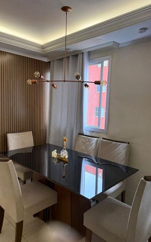 Apartamento à venda com 64m², 2 quartos e 1 vaga Apartamento à venda com 64m², 2 quartos e 1 vagaSala de jantar
