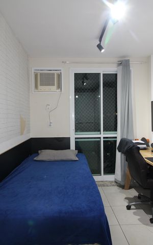 Apartamento à venda com 79m², 3 quartos e 2 vagasQuarto 2