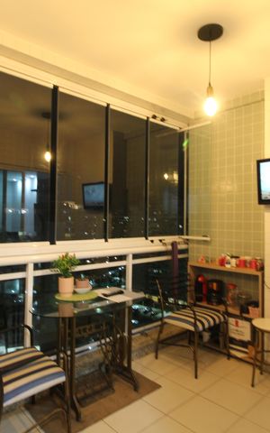 Apartamento à venda com 79m², 3 quartos e 2 vagasVaranda