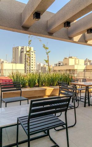 Studio para alugar com 25m², 1 quarto e sem vagaChurrasqueira