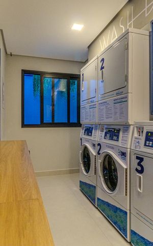Studio para alugar com 25m², 1 quarto e sem vagaLavanderia