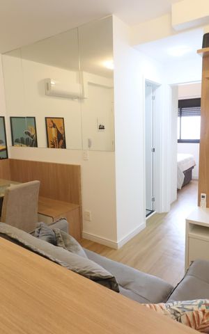 Apartamento à venda com 39m², 2 quartos e 2 vagasSala