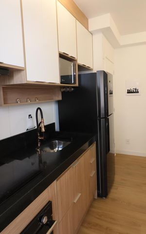 Apartamento à venda com 39m², 2 quartos e 2 vagasCozinha e Área de Serviço
