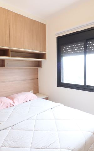 Apartamento à venda com 39m², 2 quartos e 2 vagasQuarto 1