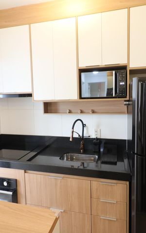 Apartamento à venda com 39m², 2 quartos e 2 vagasCozinha e Área de Serviço