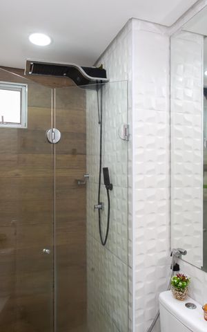 Apartamento à venda com 56m², 3 quartos e 1 vaga Apartamento à venda com 56m², 3 quartos e 1 vagaBanheiro