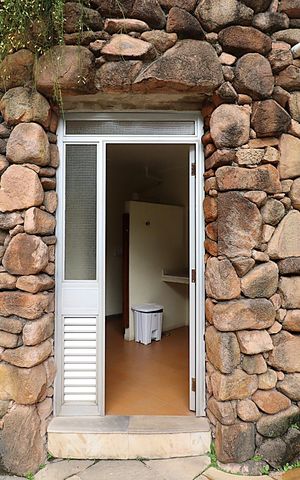 Apartamento para alugar com 224m², 2 quartos e 2 vagasÁrea comum - Banheiro da Piscina
