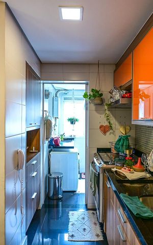 Apartamento à venda com 80m², 2 quartos e 2 vagasCozinha