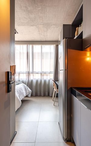 Studio para alugar com 18m², 1 quarto e sem vaga Studio para alugar com 18m², 1 quarto e sem vagaCozinha