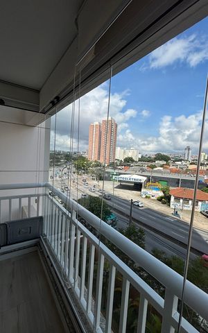 Apartamento à venda com 80m², 3 quartos e 2 vagasSala - Sala de Jantar Varanda