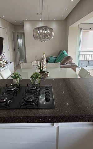 Apartamento à venda com 80m², 3 quartos e 2 vagasCozinha