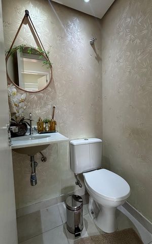 Apartamento à venda com 80m², 3 quartos e 2 vagasLavabo