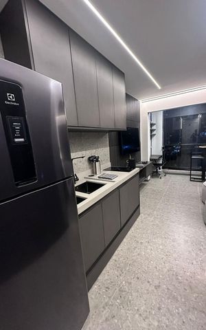 Studio para alugar com 28m², 1 quarto e sem vaga