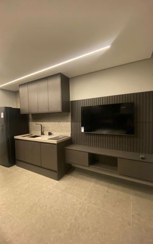 Studio para alugar com 28m², 1 quarto e sem vaga Studio para alugar com 28m², 1 quarto e sem vagaCozinha