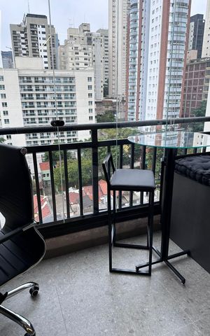 Studio para alugar com 28m², 1 quarto e sem vaga
