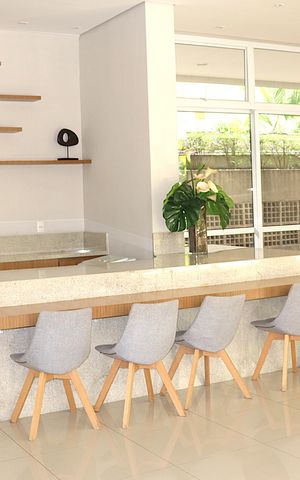 Apartamento à venda com 38m², 1 quarto e 1 vagaSalão de Festas