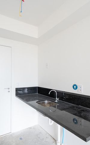 Studio à venda com 27m², 1 quarto e sem vaga Studio à venda com 27m², 1 quarto e sem vagaCozinha