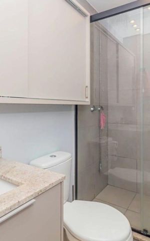 Apartamento para alugar com 60m², 2 quartos e 1 vaga Apartamento para alugar com 60m², 2 quartos e 1 vagaBanheiro 1