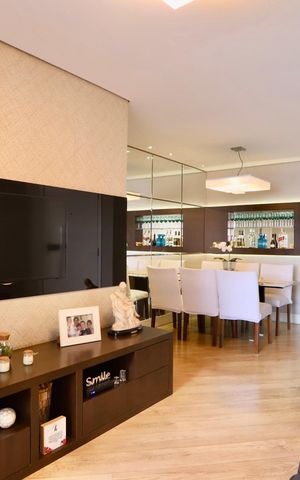 Apartamento à venda com 90m², 4 quartos e 2 vagas Apartamento à venda com 90m², 4 quartos e 2 vagasSala