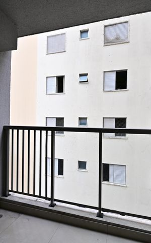 Studio à venda com 26m², 1 quarto e sem vagaVaranda