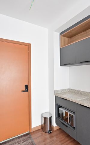 Studio à venda com 26m², 1 quarto e sem vagaCozinha