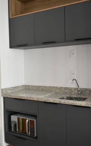 Studio à venda com 26m², 1 quarto e sem vagaStudio