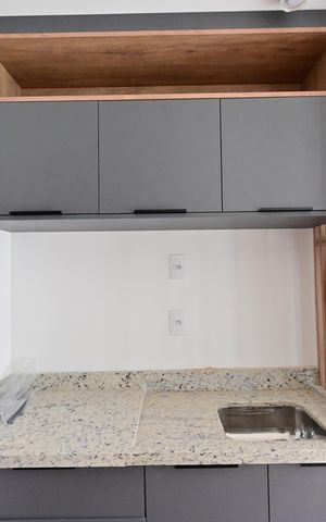 Studio à venda com 26m², 1 quarto e sem vagaCozinha