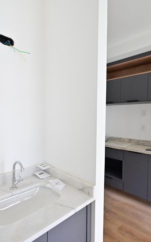 Studio à venda com 26m², 1 quarto e sem vagaBanheiro Social