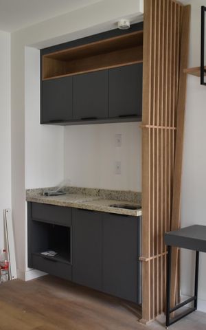 Studio à venda com 26m², 1 quarto e sem vagaStudio