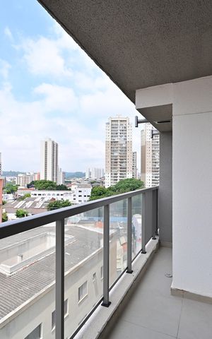 Apartamento à venda com 52m², 2 quartos e 1 vagaVaranda