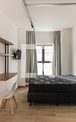 Apartamento para alugar com 34m², 1 quarto e sem vaga