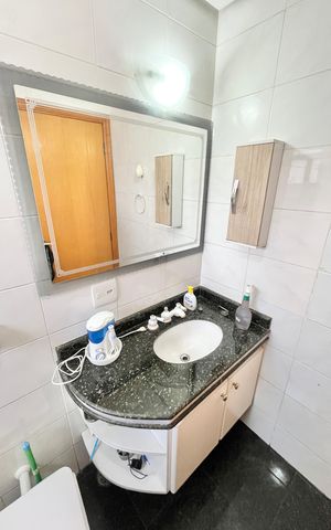 Apartamento à venda com 125m², 3 quartos e 3 vagasBanheiro da Suíte