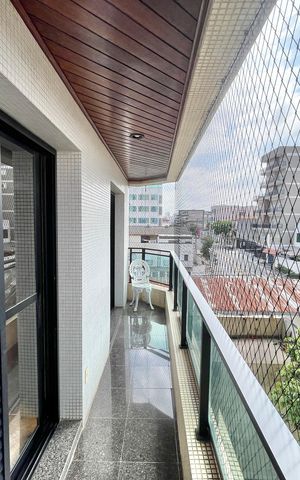 Apartamento à venda com 125m², 3 quartos e 3 vagasVaranda da Sala / Quartos