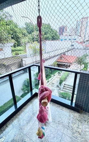 Apartamento à venda com 213m², 4 quartos e 3 vagas Apartamento à venda com 213m², 4 quartos e 3 vagasQuarto 1 Varanda