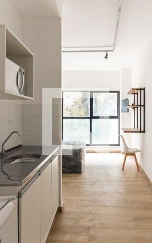 Studio para alugar com 32m², 1 quarto e sem vaga