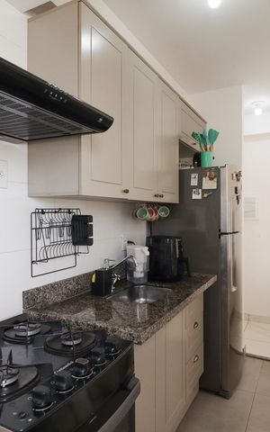 Apartamento à venda com 44m², 2 quartos e 1 vaga Apartamento à venda com 44m², 2 quartos e 1 vagaSala/Cozinha/Área de Serviço