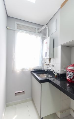 Apartamento à venda com 43m², 2 quartos e 1 vaga Apartamento à venda com 43m², 2 quartos e 1 vagaCozinha - Área de Serviço