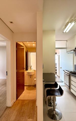 Apartamento à venda com 65m², 1 quarto e 1 vaga Apartamento à venda com 65m², 1 quarto e 1 vagaCorredor Quarto