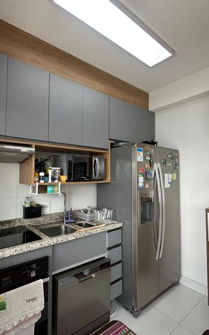 Apartamento à venda com 69m², 2 quartos e 2 vagasCozinha