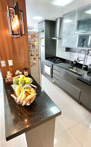 Apartamento à venda com 66m², 2 quartos e 2 vagas Apartamento à venda com 66m², 2 quartos e 2 vagasCozinha